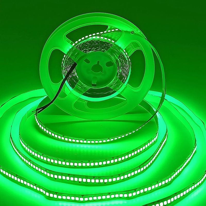 12V 240LEDS SMD 2835 LED স্ট্রিপ লাইট 1200LEDs 16.4Ft জলরোধী রঙ লাল সবুজ নীল কমলা জন্য বার