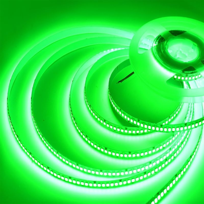 24V উচ্চ উজ্জ্বলতা 240LEDS SMD 2835 LED স্ট্রিপ লাইট 1200LEDs 16.4Ft জলরোধী রঙ লাল সবুজ নীল কমলা KTV এর জন্য