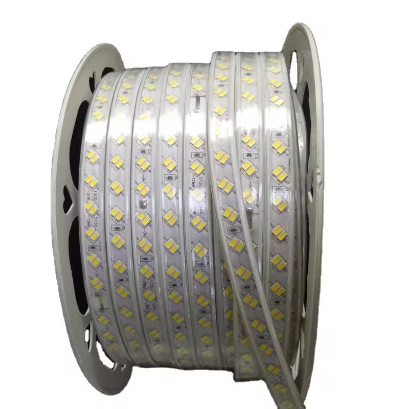 220V SMD5630 5730 120 LED স্ট্রিপ লং লাইফটাইম ডাবল সারি ডিজাইন সহ ইউরোপে সিই / RoHS শংসাপত্র