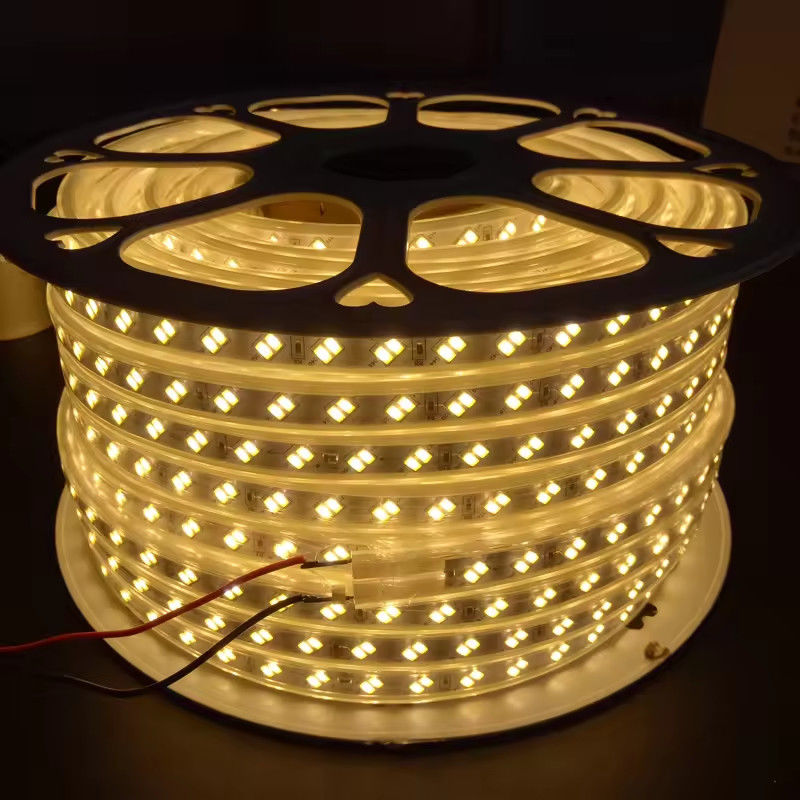 220V SMD5630 5730 120 LED স্ট্রিপ লং লাইফটাইম ডাবল সারি ডিজাইন সহ ইউরোপে সিই / RoHS শংসাপত্র