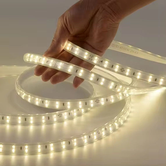 220-240V SMD2835 120D 10W / M রঙিন LED স্ট্রিপ 80 ক্রি লং লাইফ স্প্যান সহ দক্ষিণ আমেরিকাতে সিই / রোএইচএস সার্টিফাইড