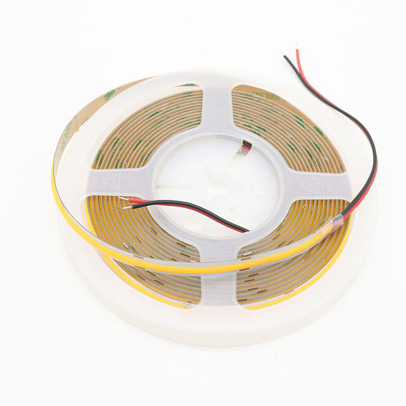 ডিমমেবল আইপি 20 রেট 320LEDS 90Ra COB LED স্ট্রিপ 10W/M ইনডোর আলোর জন্য