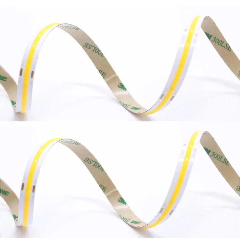 গরম বিক্রয় 480leds 12W/M ডিমমেবল IP20 90Ra COB LED স্ট্রিপ 12V/24V ইনপুট ভোল্টেজ
