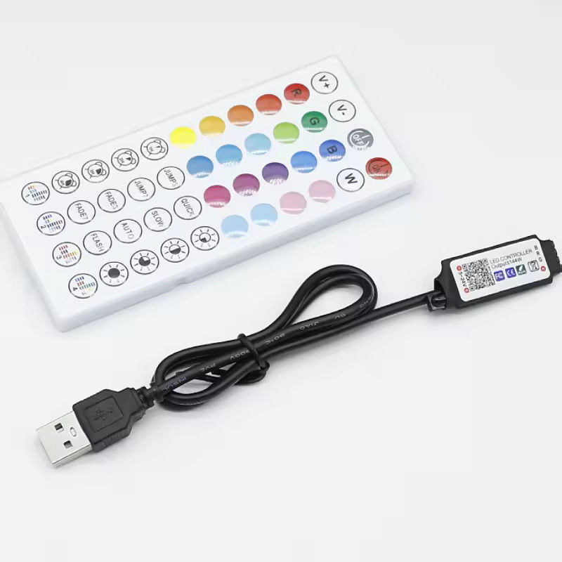 স্মার্ট LED 5V 44ekys RGB LED স্ট্রিপ কন্ট্রোলার ওয়াইফাই টিউয়া APP ইউএসবি ব্লুটুথ ডিমার লুসে স্ট্রিসিয়া কন্ট্রোলার