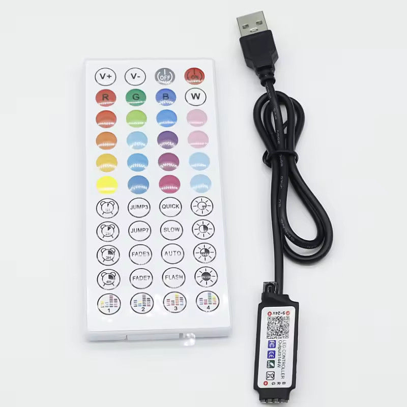 স্মার্ট LED 5V 44ekys RGB LED স্ট্রিপ কন্ট্রোলার ওয়াইফাই টিউয়া APP ইউএসবি ব্লুটুথ ডিমার লুসে স্ট্রিসিয়া কন্ট্রোলার