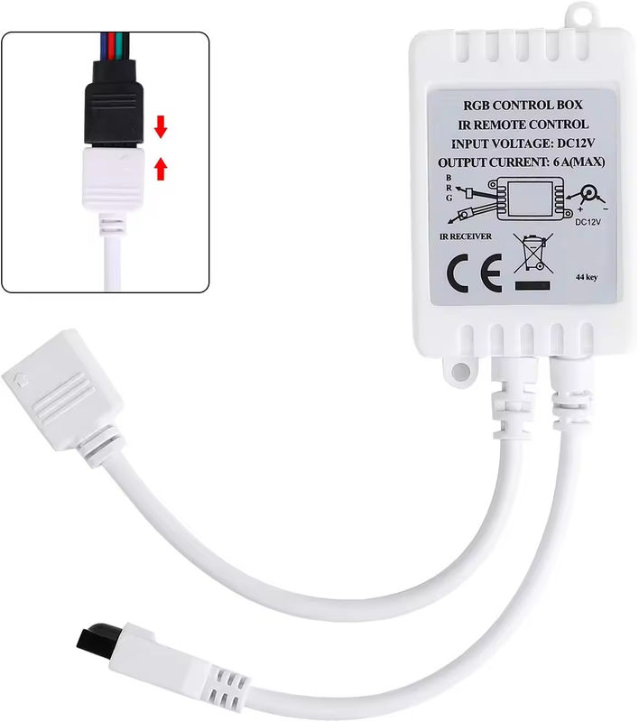 মূল কারখানা 44keys 5V 12V 24V RGB নেতৃত্বাধীন কন্ট্রোলার আরএফ ওয়্যারলেস নেতৃত্বাধীন আলো একরঙের Dimmer নেতৃত্বাধীন জন্য রিমোট কন্ট্রোলার
