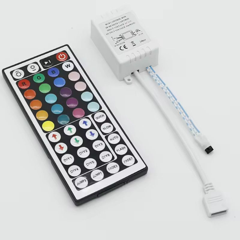 মূল কারখানা 44keys 5V 12V 24V RGB নেতৃত্বাধীন কন্ট্রোলার আরএফ ওয়্যারলেস নেতৃত্বাধীন আলো একরঙের Dimmer নেতৃত্বাধীন জন্য রিমোট কন্ট্রোলার