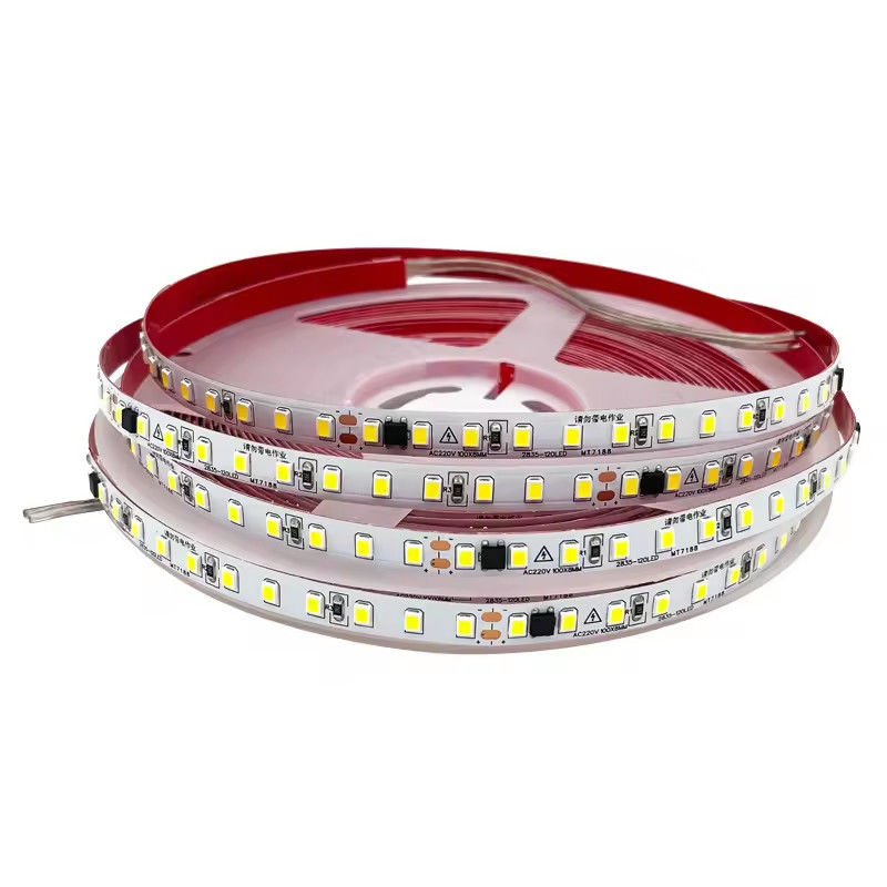 IP20 LED SMD 2835 120LEDS 110V নমনীয় LED স্ট্রিপ আপনি কাটা LED স্ট্রিপ লাইট গরম দক্ষিণ আমেরিকায় বিক্রি করতে পারেন
