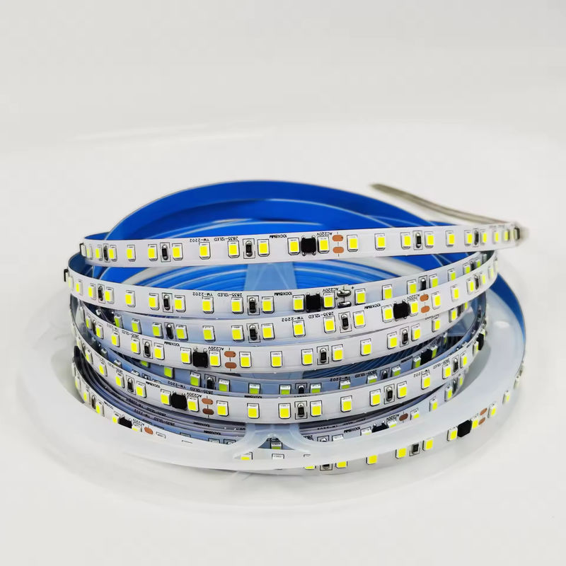 120LEDs/m ইনডোর জন্য নমনীয় LED স্ট্রিপ ড্রাইভার প্রয়োজন নেই CRI80 2835 SMD 8mm PCB দৈর্ঘ্য 5M/10M