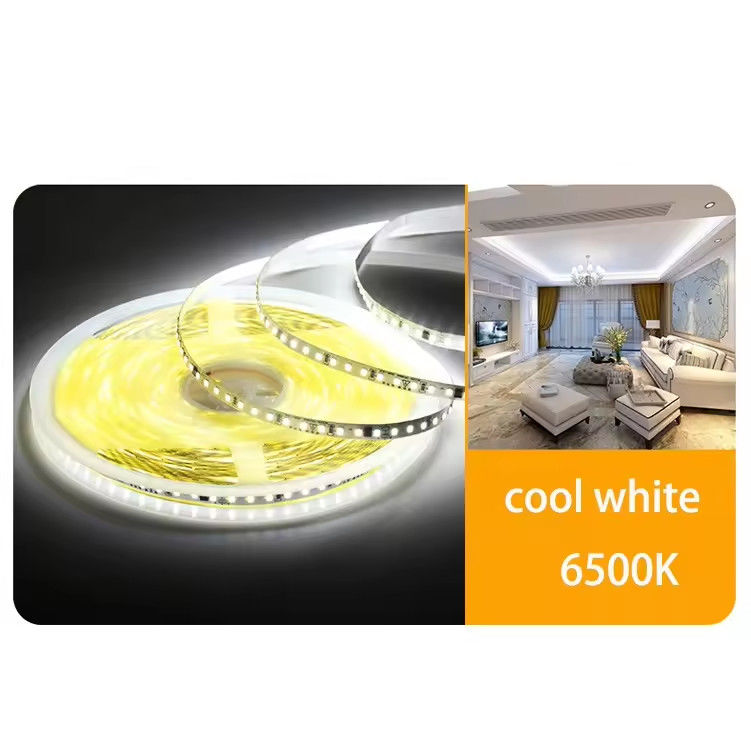 কাটেবল 110V 10cm IP65 120 LEDs 2835 LED স্ট্রিপ টেপ ল্যাম্প নন-ওয়াটারপ্রুফ IP20 নমনীয় LED স্ট্রিপ