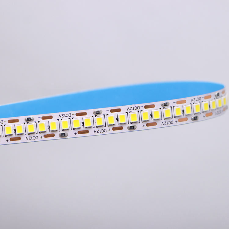 DC12V/24V 10mm 5M/Roll 2835 80Ra LED Strip With White PCB And 120° Beam Angle
