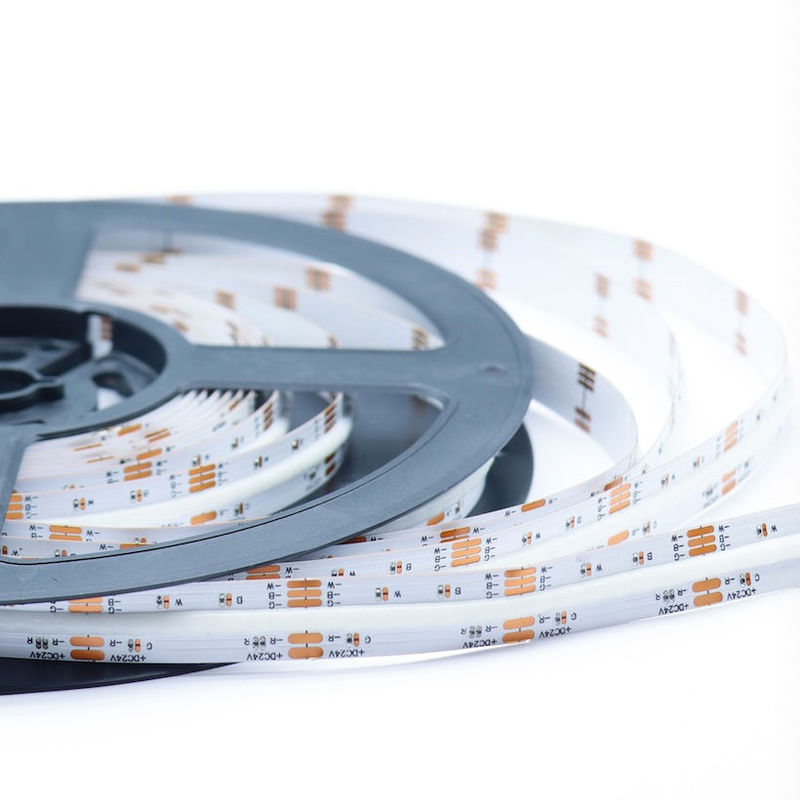 784 LEDs/m RGBW চিপ COB LED স্ট্রিপ Dimmable -20°C থেকে 60°C DC 24V ইনপুট ভোল্টেজ