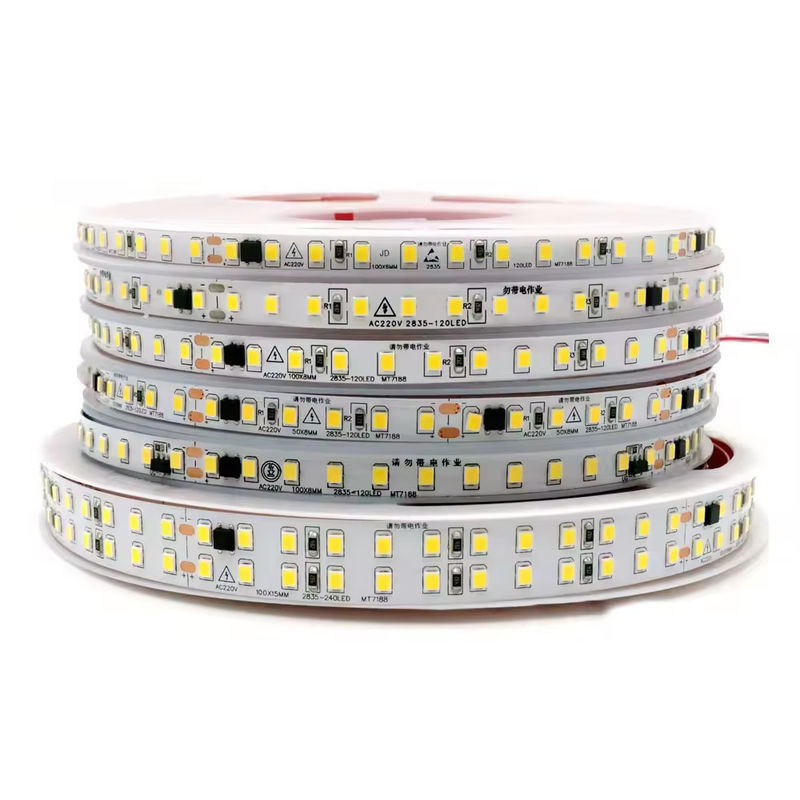 বিনামূল্যে ড্রাইভার Ip44 220V 110V 2835 240led 10cm কাটা পিছনে লাঠি 127V জলরোধী 10cm কাটা নমনীয় বহিরঙ্গন জন্য নেতৃত্বাধীন স্ট্রিপ