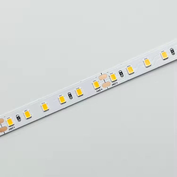 উচ্চ সিআরআই 98 পূর্ণ বর্ণালী দীর্ঘ জীবন 120LEDs/M Dc24v 10mm 120LED SMD 2835 ইনডোর ডেকোরেশন LED স্ট্রিপ লাইট