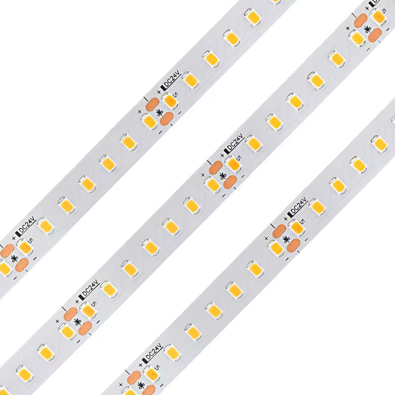 উচ্চ সিআরআই 98 পূর্ণ বর্ণালী দীর্ঘ জীবন 120LEDs/M Dc24v 10mm 120LED SMD 2835 ইনডোর ডেকোরেশন LED স্ট্রিপ লাইট