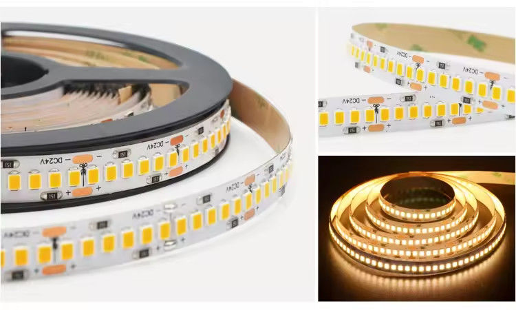 পূর্ণ বর্ণালী 2835 নমনীয় LED স্ট্রিপ CRI>95 CRI>97 120LEDs/m SDCM<3 R1-R15 সব 90 এর বেশি