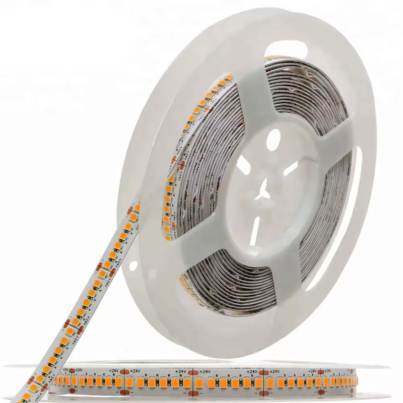 পূর্ণ বর্ণালী 2835 নমনীয় LED স্ট্রিপ CRI>95 CRI>97 120LEDs/m SDCM<3 R1-R15 সব 90 এর বেশি