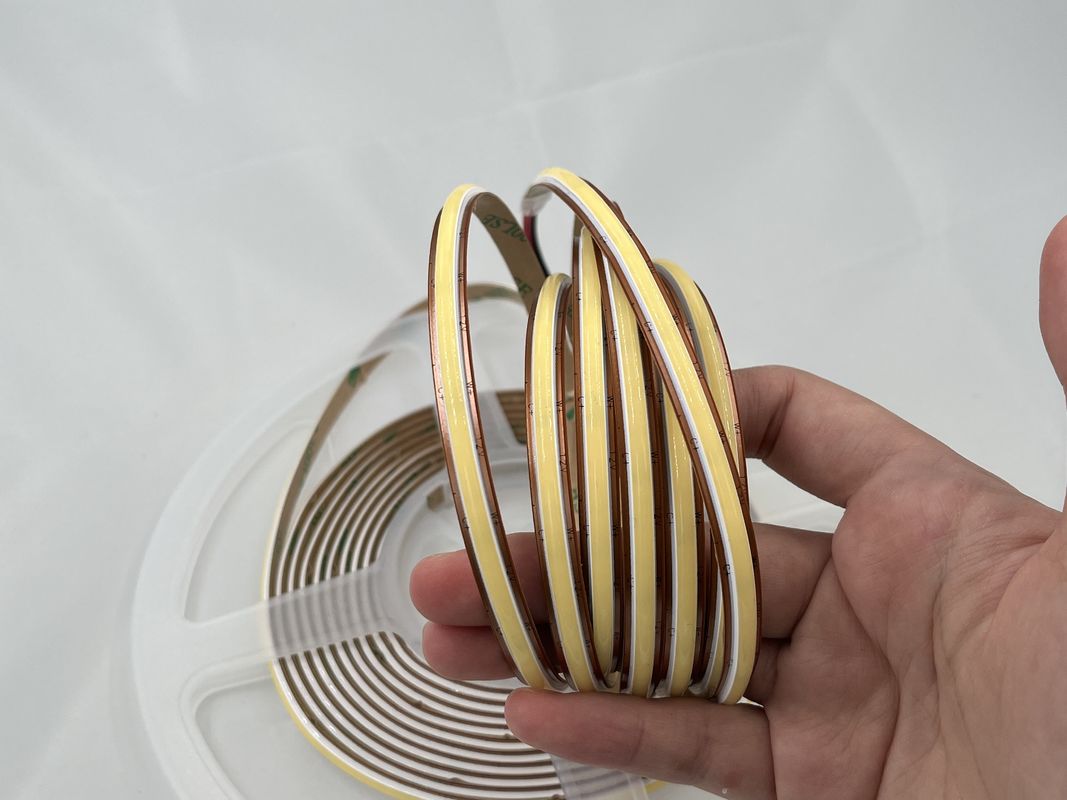 12V COB576Led/M 6.6MM প্রস্থ ডিমমেবল 2700K থেকে 6500K CCT COB LED স্ট্রিপ নমনীয় আলো সিই সার্টিফাইড