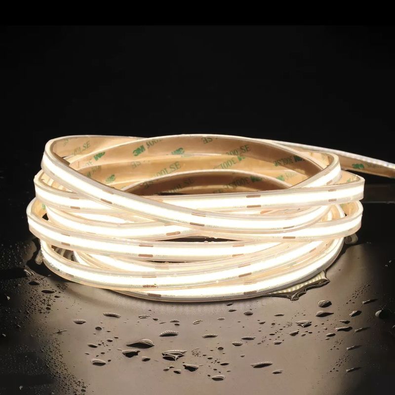 12V 24V ওয়াটারপ্রুফ আইপি 65 আইপি 67 আইপি 68 সিআরআই 90 ডিমমেবল 5 এম নমনীয় সিওবি এলইডি স্ট্রিপ ইনডোর আউটডোরের জন্য