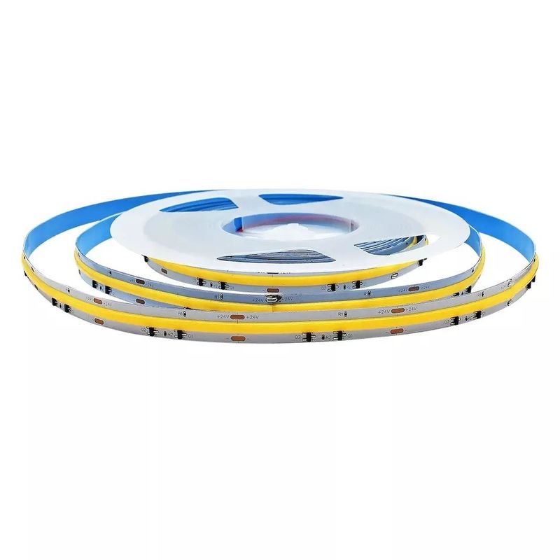 12W ওয়াটারপ্রুফ আইপি 20 সিওবি 480 এলইডি 12V 8 মিমি 10 মিমি এলইডি স্ট্রিপ লাইট বাগান সজ্জা জন্য