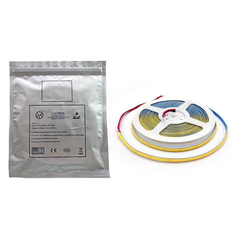 সুইচ কন্ট্রোল এবং উচ্চ ঘনত্ব 320leds সঙ্গে সিই ROHS অনুমোদিত জলরোধী COB স্ট্রিপ লাইট