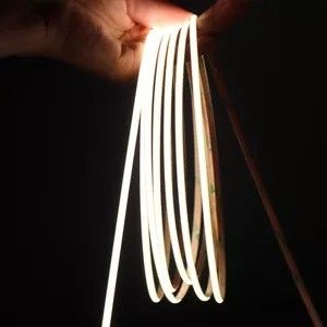 কাস্টম নমনীয় 320 480 LEDs Dc 5v 10000 লুমেন উষ্ণ সাদা Rgb Fcob Cct Cob LED স্ট্রিপ লাইট গুদাম