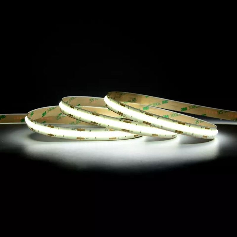 কাস্টম নমনীয় 320 480 LEDs Dc 5v 10000 লুমেন উষ্ণ সাদা Rgb Fcob Cct Cob LED স্ট্রিপ লাইট গুদাম