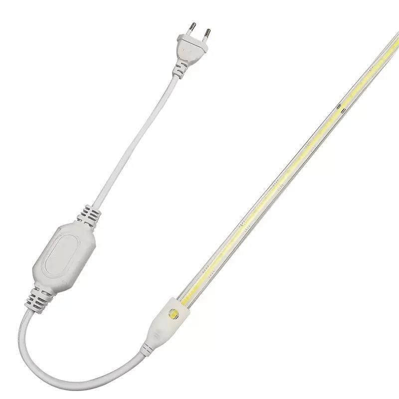 220v 280LEDs/m সাদা/গরম সাদা/নিরপেক্ষ সাদা COB LED স্ট্রিপ সিই RoHS 100m 50m উচ্চ ভোল্টেজ