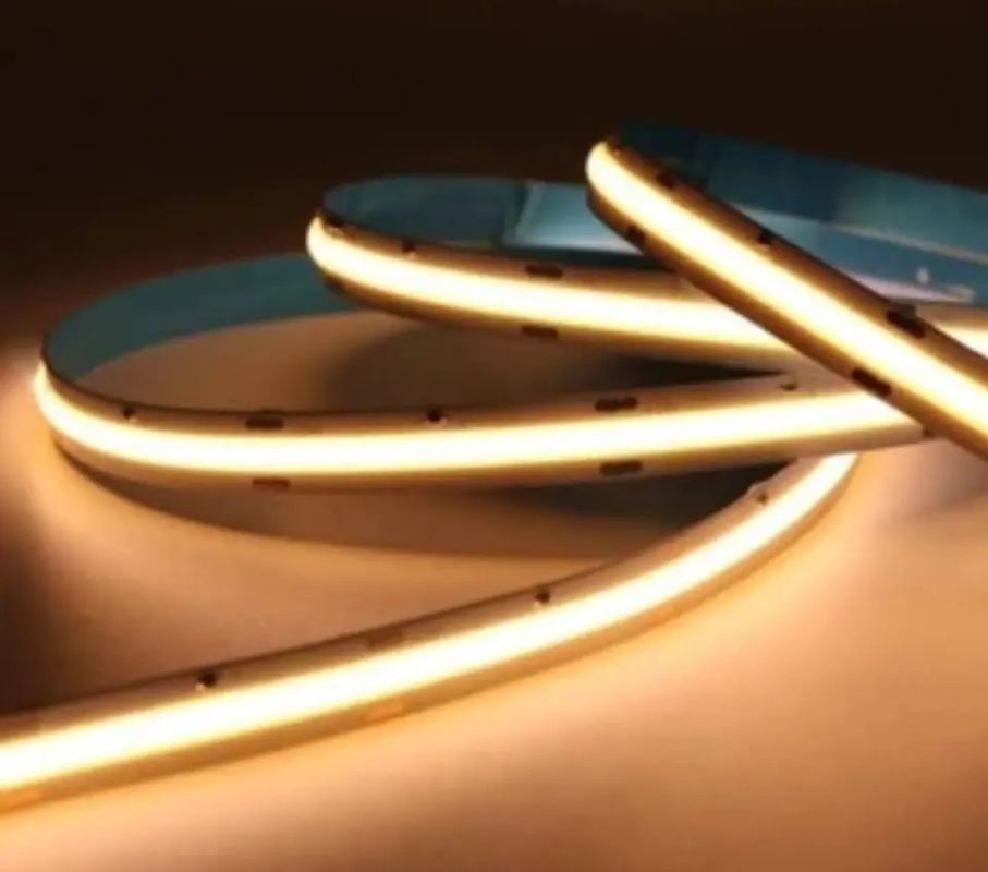 90lm/w ল্যাম্প আলোকসজ্জা দক্ষতা স্মার্ট COB LED স্ট্রিপ 12V 24V 5M 252LEDs বিজ্ঞাপনের জন্য