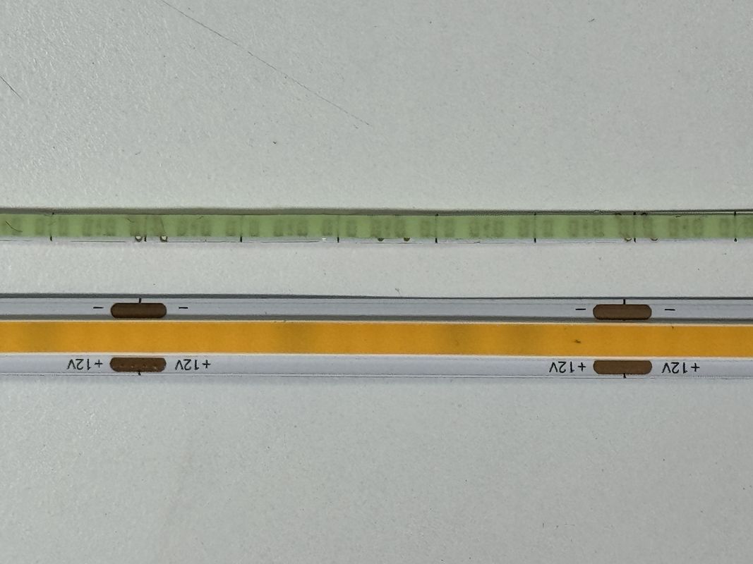উচ্চ উজ্জ্বলতা 12V 5V COB LED স্ট্রিপ উচ্চ CRI এবং 2700k-6500k রঙ তাপমাত্রা সহ