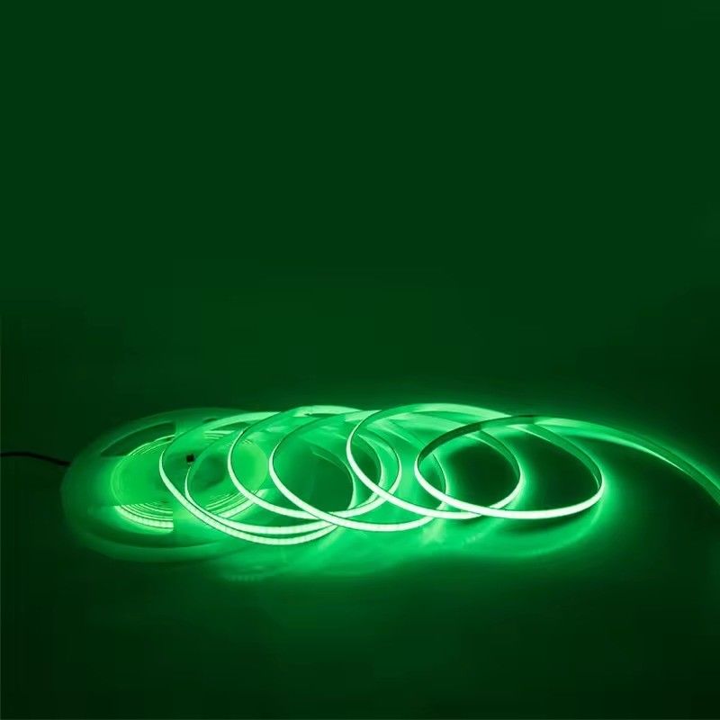 5V আল্ট্রা পাতলা 400LEDs COB LED স্ট্রিপ লাইট 3mm জলরোধী 3000k 4000k 12V 220v 1 সেমি কাটযোগ্য