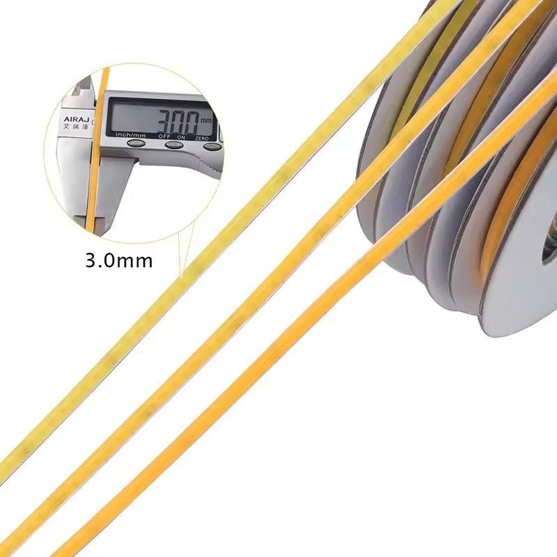 COB CRI 90 8MM 5MM LED লাইট স্ট্রিপ স্টোর ফ্রন্ট উইন্ডোর জন্য ডাবল পিসিবি সাপোর্ট ডিম্বার