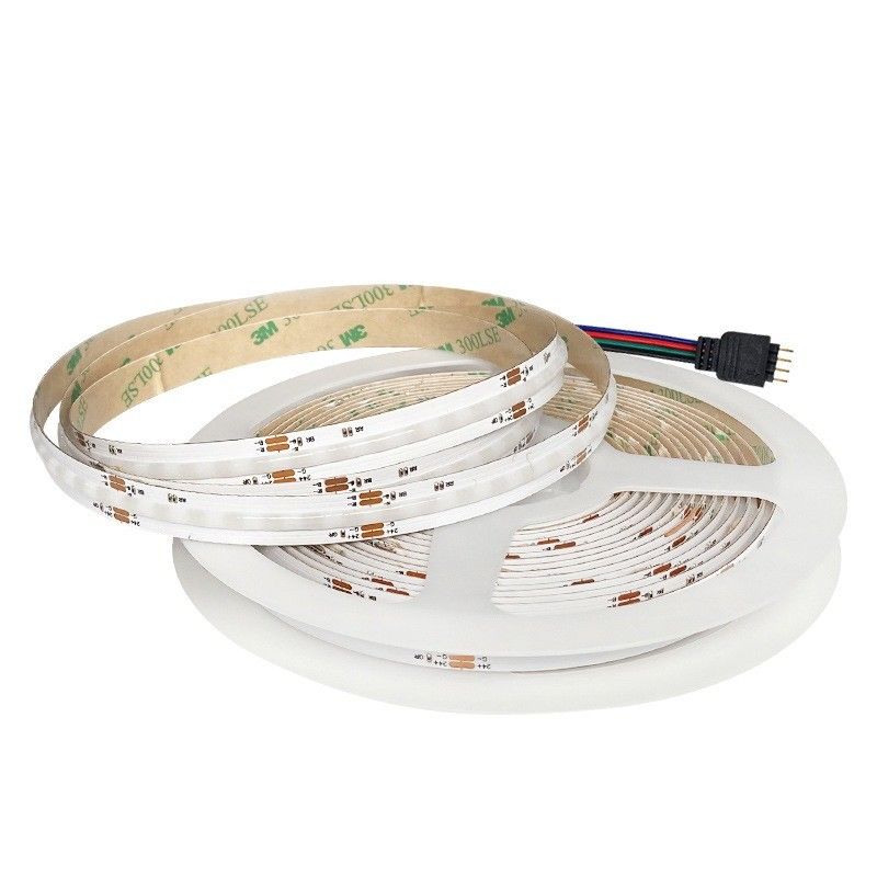 50000 ঘন্টা কাজ সময় COB LED স্ট্রিপ লাইট ডিসি 12V 24V কাস্টমাইজড RGB RGBW RGBCCT স্ট্রিপ