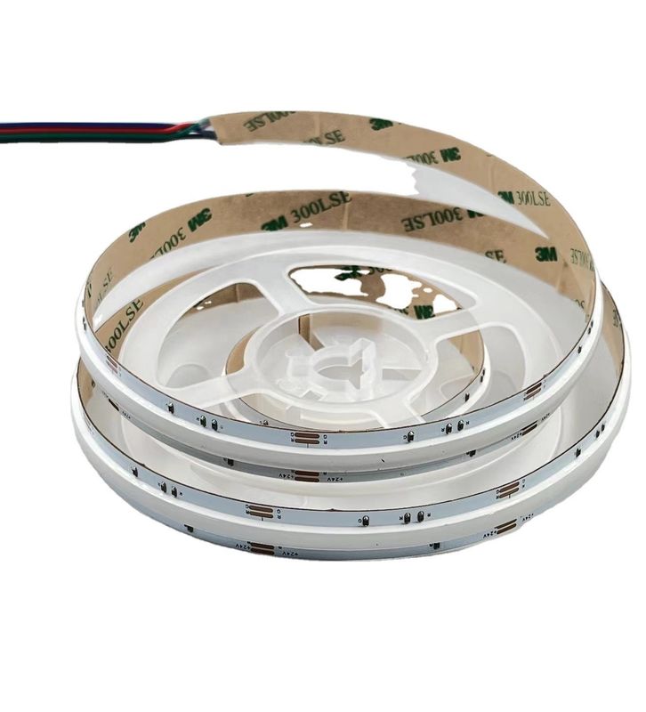 COB RGB 1080 LEDs/m সুপার উজ্জ্বলতা এবং 120 ডিগ্রী প্রশস্ত বিম কোণ সঙ্গে LED স্ট্রিপ