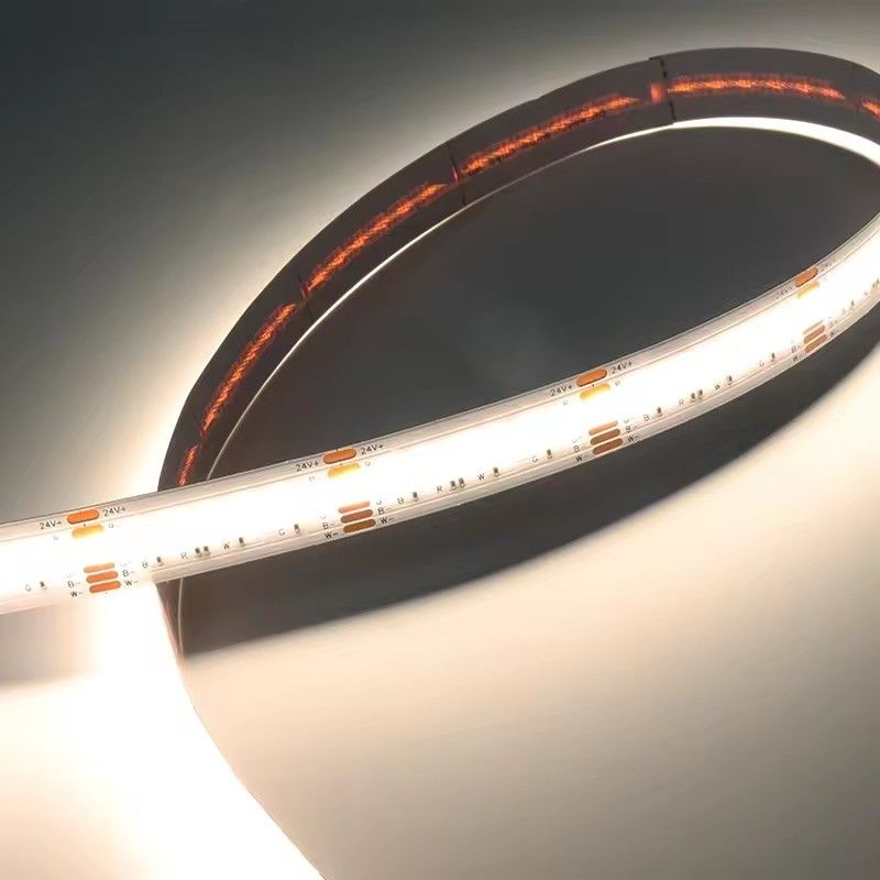 COB RGB 1080 LEDs/m সুপার উজ্জ্বলতা এবং 120 ডিগ্রী প্রশস্ত বিম কোণ সঙ্গে LED স্ট্রিপ
