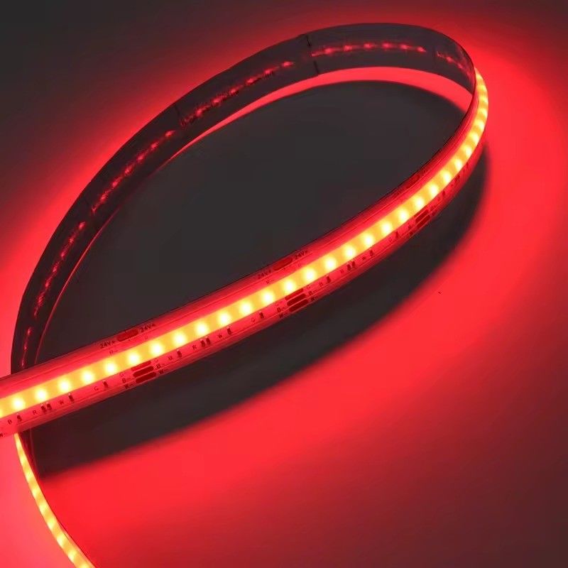 COB RGB 1080 LEDs/m সুপার উজ্জ্বলতা এবং 120 ডিগ্রী প্রশস্ত বিম কোণ সঙ্গে LED স্ট্রিপ