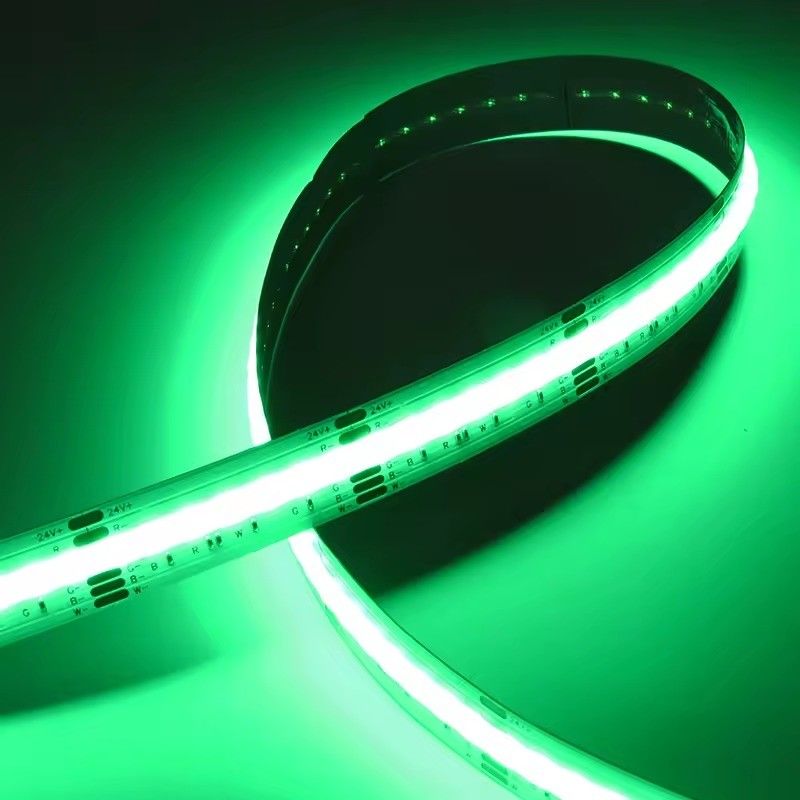 COB RGB 1080 LEDs/m সুপার উজ্জ্বলতা এবং 120 ডিগ্রী প্রশস্ত বিম কোণ সঙ্গে LED স্ট্রিপ