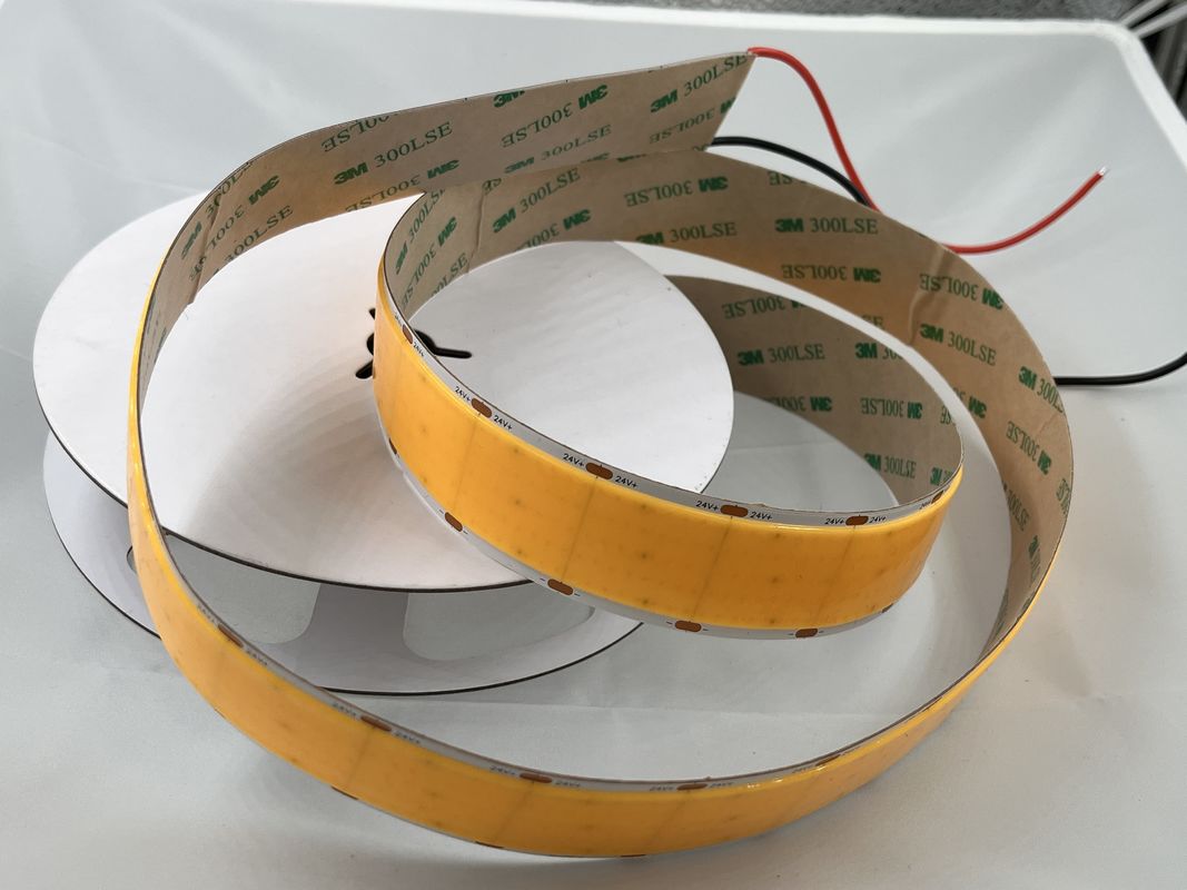 1600 LED 24V 2700K 3000K 4000K 6000K একক রঙের কাটাযোগ্য কোব নেতৃত্বাধীন স্ট্রিপ 30mm প্রস্থ
