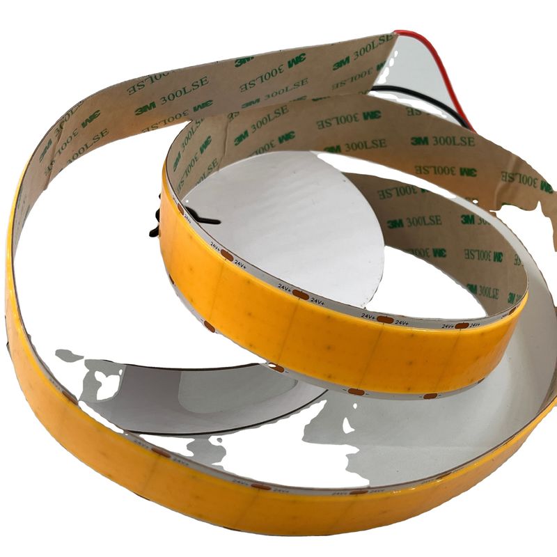 1600 এলইডি 30 মিমি প্রস্থ 5 সারি COB LED স্ট্রিপ লাইট রঙ তাপমাত্রা 3000K/4000K/6000K