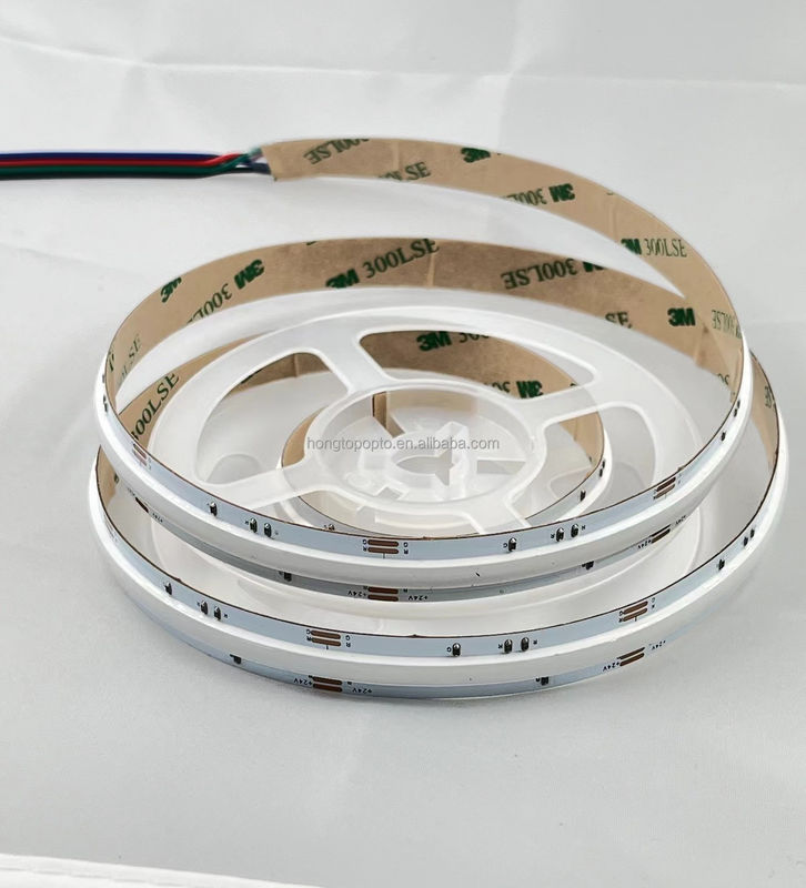 RGB নমনীয় স্ট্রিপ 756LEDs COB DC 12V LED স্ট্রিপ লাইট 100lm/w আলোকসজ্জা দক্ষতা সহ