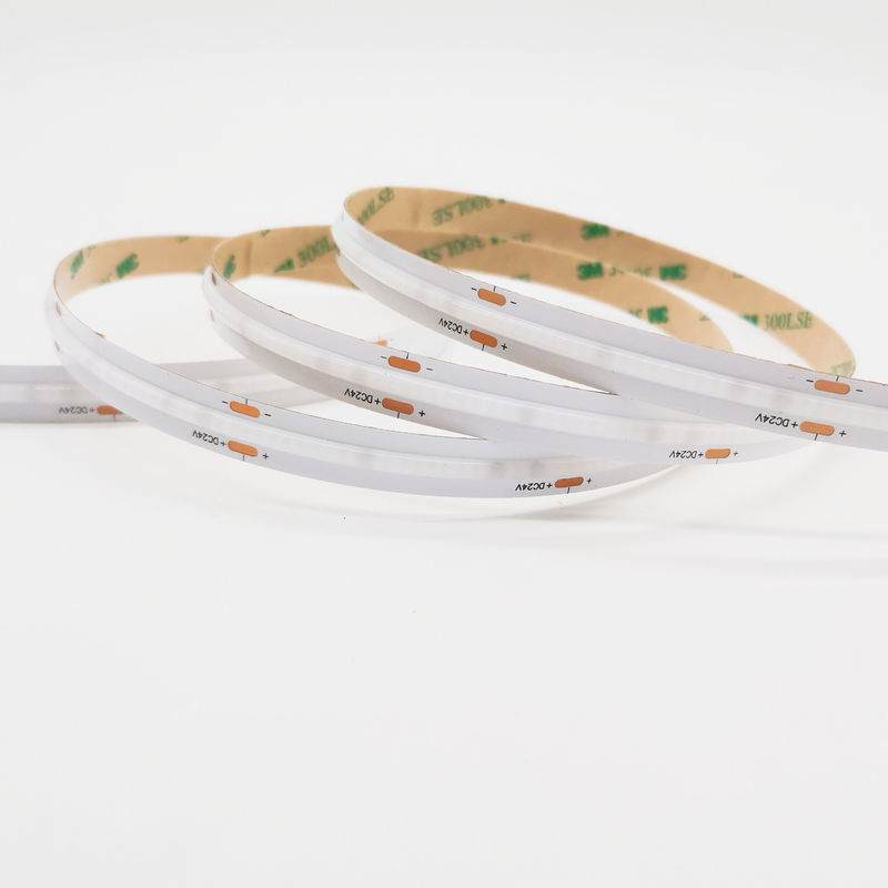 756led RGB 10mm Wide COB LED Strip Light Direct Support ডিমার এবং ওয়াইড ভোল্টেজ রেঞ্জ