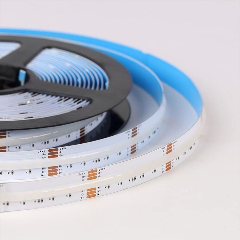 COB LED লিনিয়ার স্ট্রিপ লাইট 21W/M 840leds/M DC24V ভাল RGBWW RGBW RGBCCT 3000K 6000K