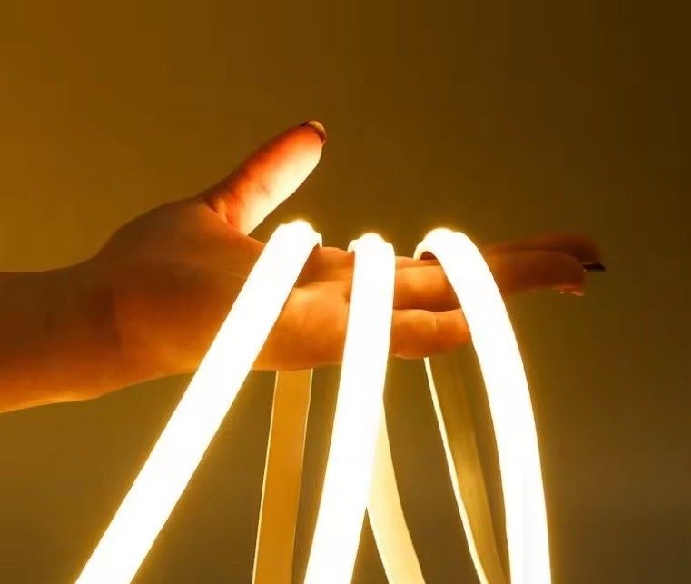 উচ্চ ভোল্টেজ বহিরঙ্গন নমনীয় COB LED স্ট্রিপ লাইট 288leds আলোর উৎস LED 220V 110V 800lm